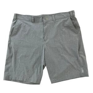 Eddie Bauer Mens Lightweight Flexium Shorts 40 Amphib Hybrid Gray Outdoor Golf